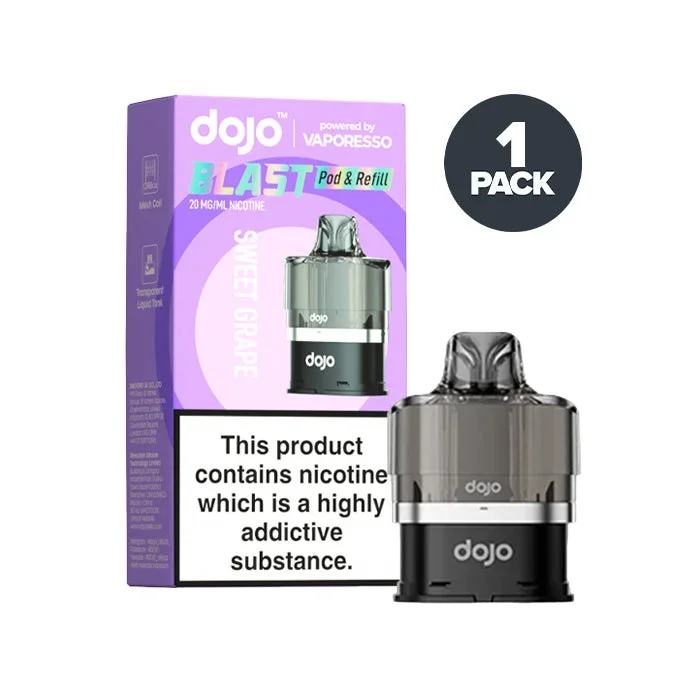Sweet Grape Dojo Blast 6000 Pre-filled Pods by Vaporesso