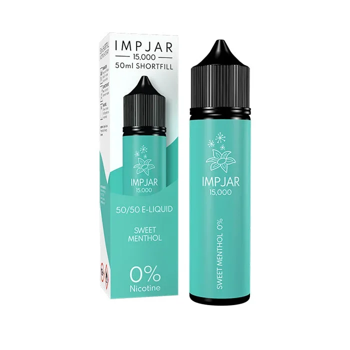 Sweet Menthol 50ml Shortfill E-Liquid by Imp Jar
