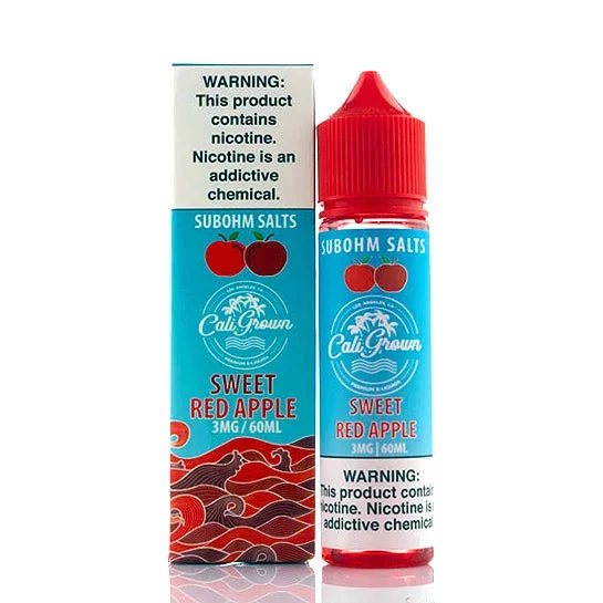 Sweet Red Apple – California Grown E-Liquid (60 ml)
