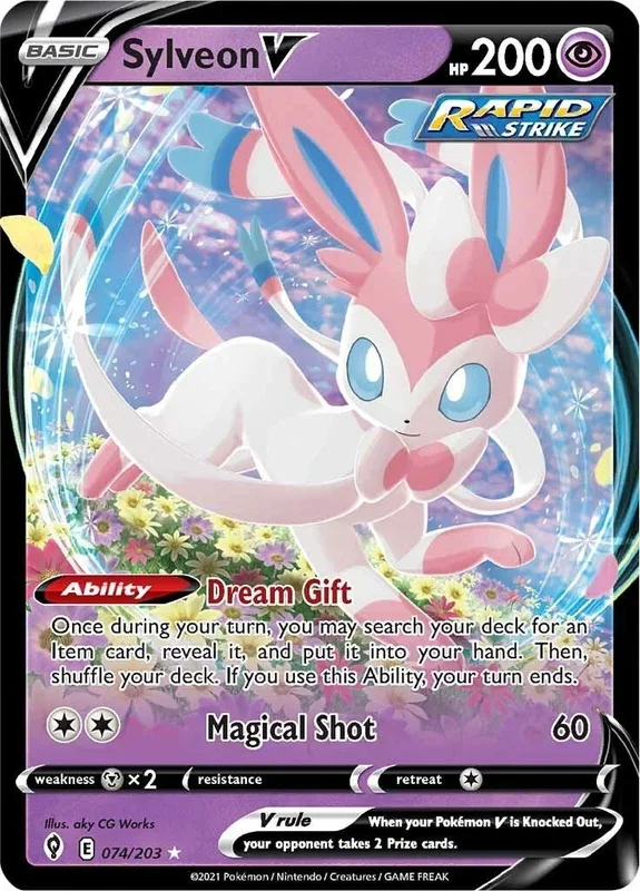 Sylveon V (074/203) (SWSH07)