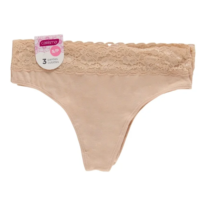 Tanga Carisma pour femmes, emb. de 3
