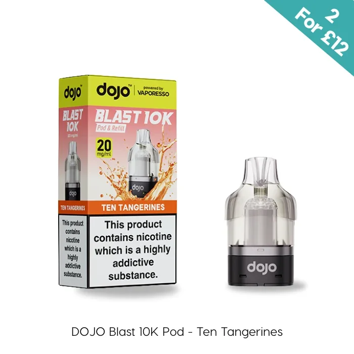 Ten Tangerines – Vaporesso Dojo Blast 10K Prefilled Pods
