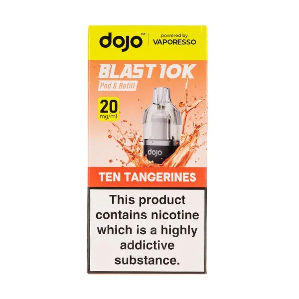 Ten Tangerines Dojo Blast 10K Prefilled Pod + Refill by Vaporesso