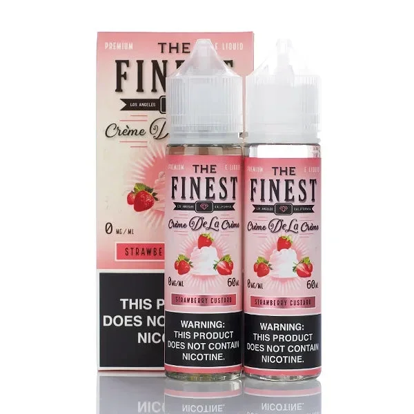 The Finest E-Liquid Creme De La Creme – No Nicotine Vape Juice – 120ml