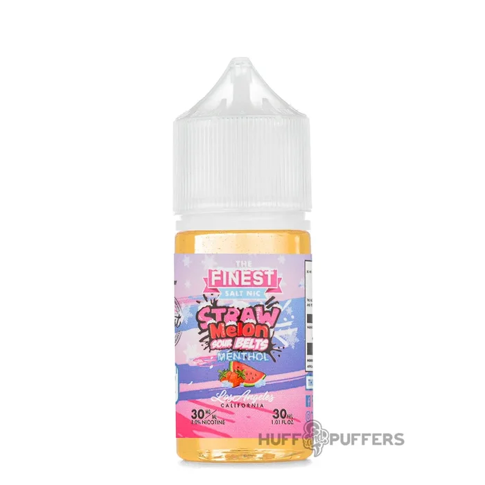 The Finest Salt Nic – Straw Melon Sour Menthol 30mL