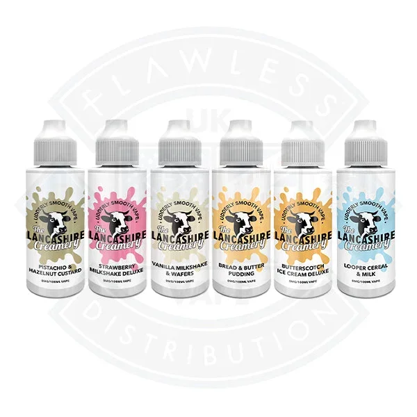 The Lancashire Creamery – 0mg 100ml Shortfill