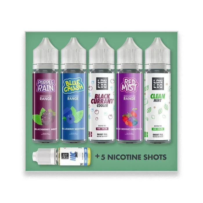 The Menthol E-Liquid Juice Pack – 250ml Bundle