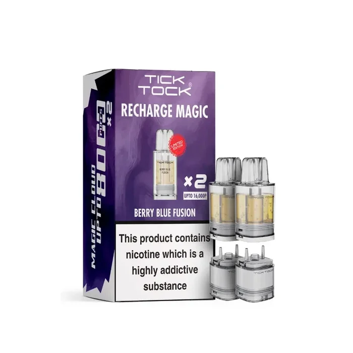 Tick Tock Magic 8000 Berry Blue Fusion Refill Pods