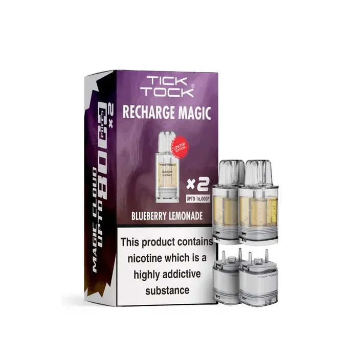 Tick Tock Magic 8000 Blueberry Lemonade Refill Pods