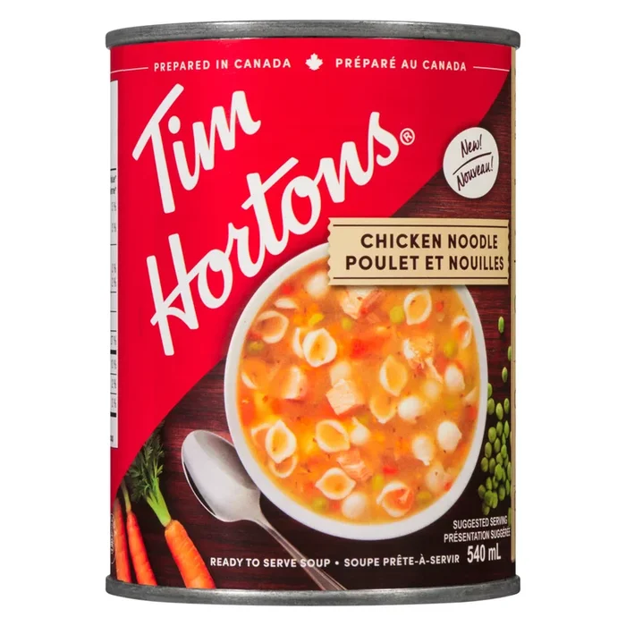 Tim Hortons Ready to Serve Chicken Noodle Soup, 540-ml