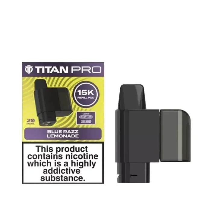 Titan Pro 15K Blue Razz Lemonade Refill Pods