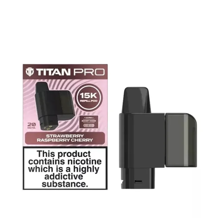 Titan Pro 15K Strawberry Raspberry Cherry Refill Pods