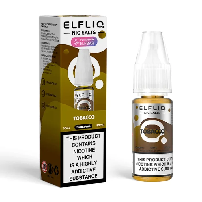 Tobacco Elfliq Vape Juice by Elf Bar