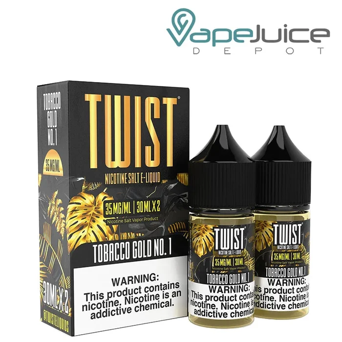 Tobacco Gold No. 1 Twist Salt E-Liquid 60ml