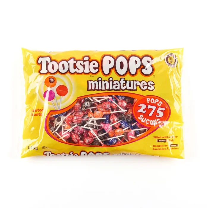 Tootsie Pops Miniatures, 275-Pack, 1.4-kg