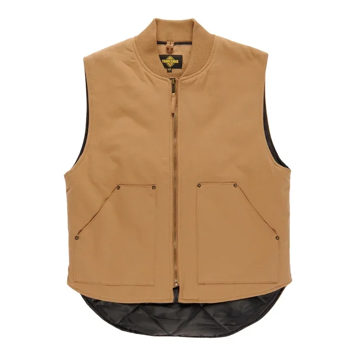 Tradesmax Pro Men’s Canvas Quilt Work Vest