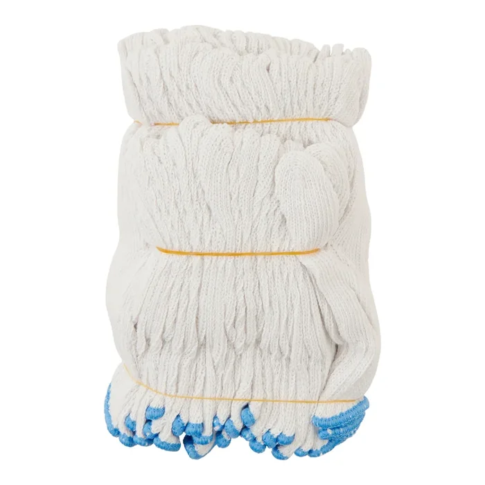 Tradesmax Pro Men’s Knit Gloves, White, 12-Pack