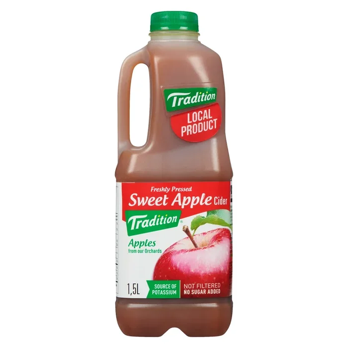 Tradition Sweet Apple Cider Freshly Pressed – 1. 5 L