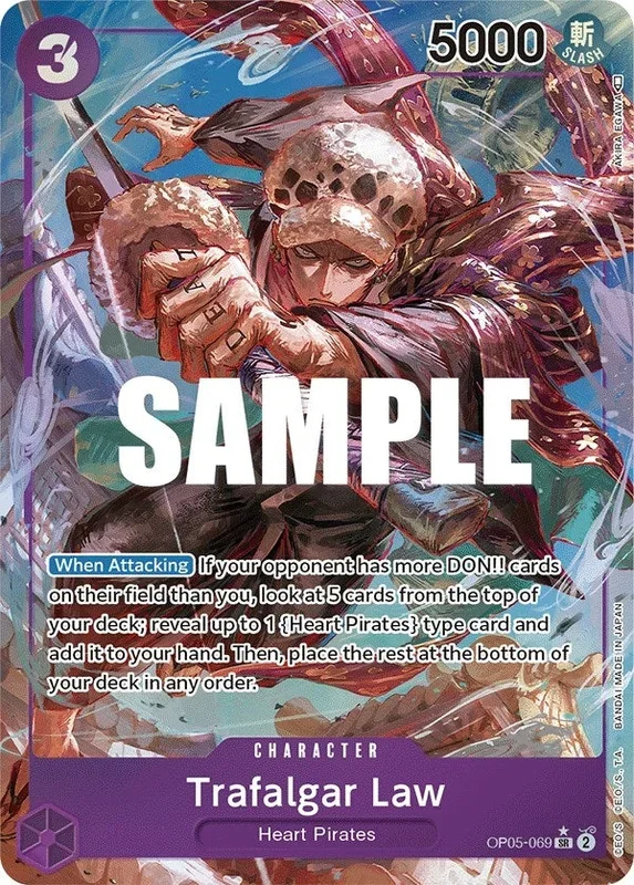 Trafalgar Law (Alternate Art) (069) (OP05-069) (OP05)