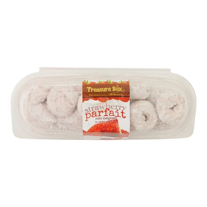 Treasure Box Strawberry Parfait Powdered Donuts, 260 g
