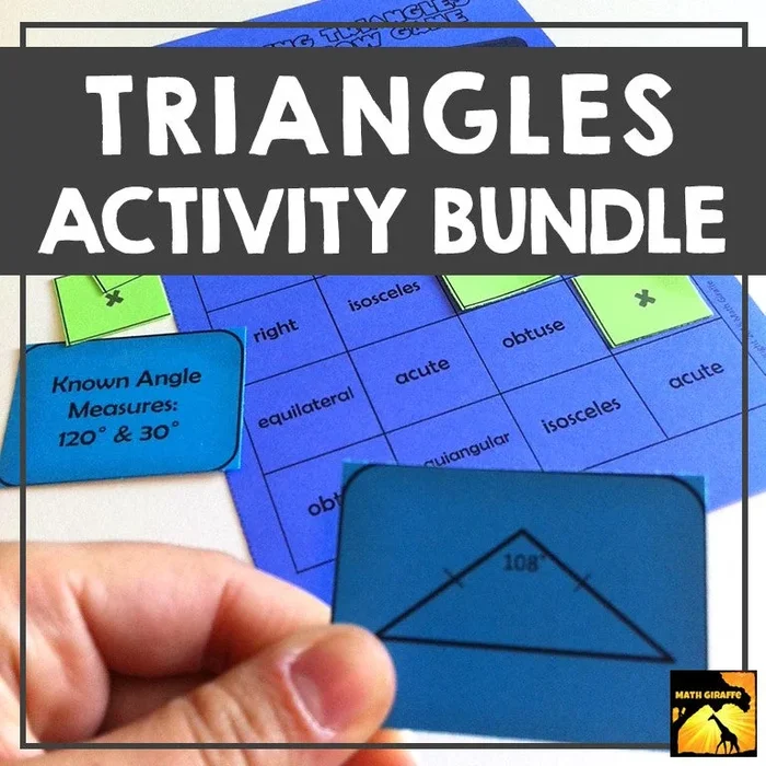 Triangles Activity Bundle: High School Geometry- Triangle Properties & Theorems