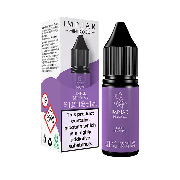 Triple Berry Ice 10ml Nic Salt E-Liquid by Imp Jar