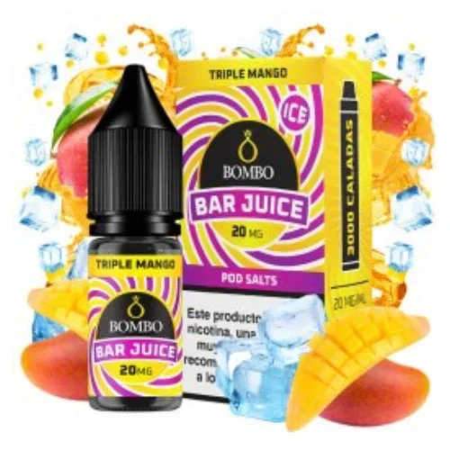 Triple Mango Ice 10ml (Sales de nicotina) (Bar Juice by Bombo)