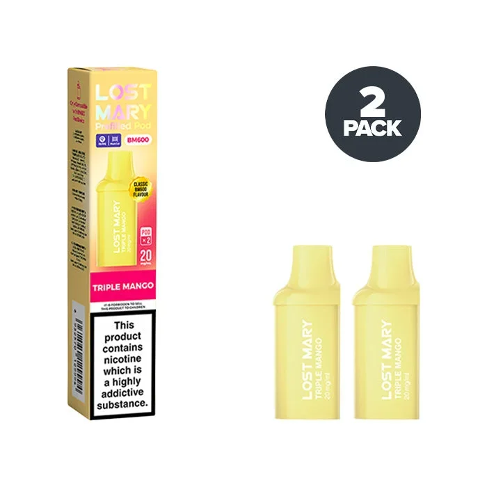 Triple Mango Lost Mary BM600 Prefilled Pods