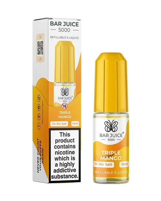 Triple Mango Nic Salt E-Liquid – Bar Juice 5000