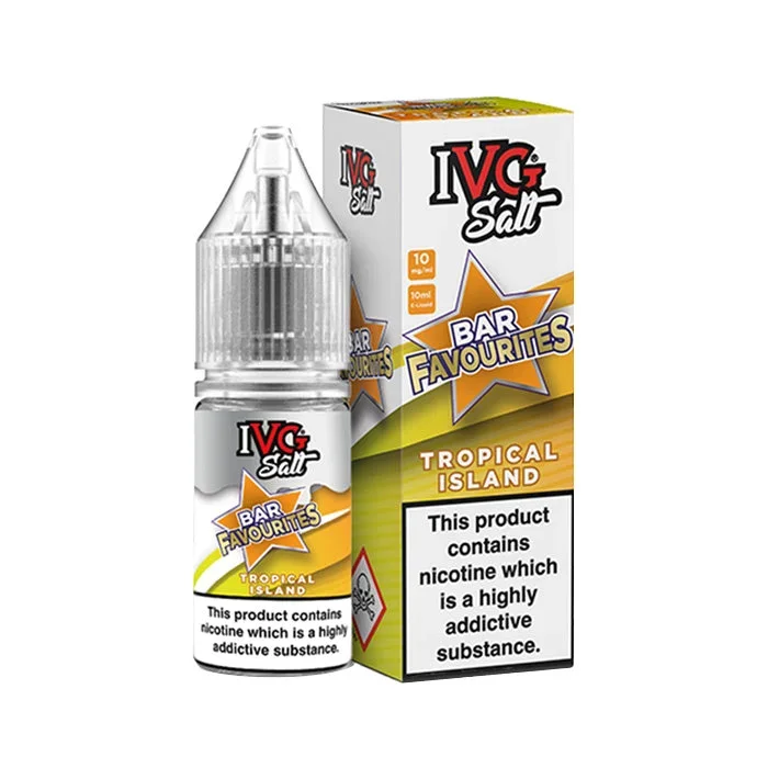 Tropical Island 10ml Nic Salt E-Liquid by IVG Bar Favourites