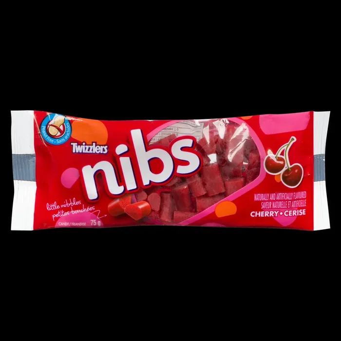 Twizzlers Nibs Candy Cherry, 75-g