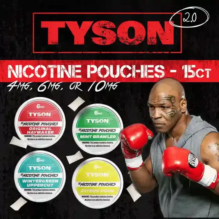 Tyson 2.0 Nicotine Pouches – 4mg, 6mg, 10mg