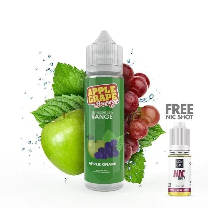 UK ECIG STORE – Apple Grape Breeze High VG 50ml E-Liquid