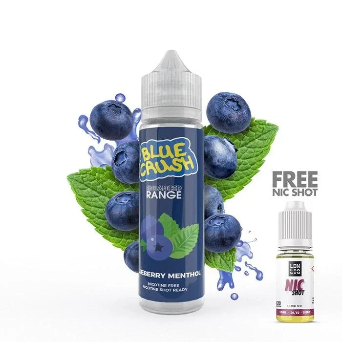 UK ECIG STORE – Blue Crush High VG 50ml Short Fill E-Liquid