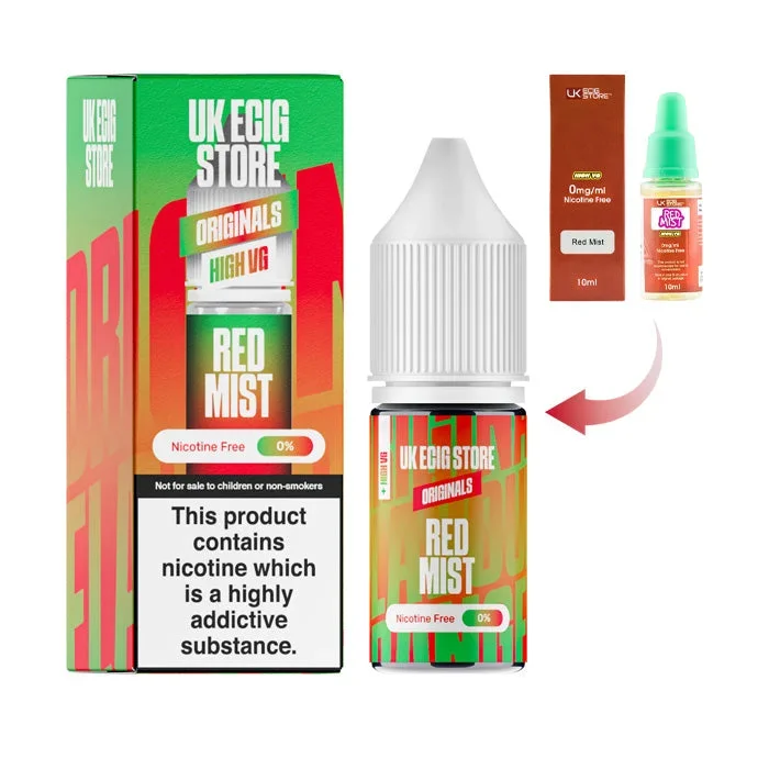 UK ECIG STORE – Red Mist High VG E-Liquid