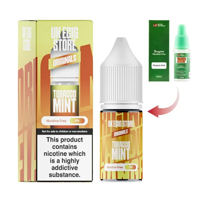 UK ECIG STORE – Tobacco Mint E-Liquid