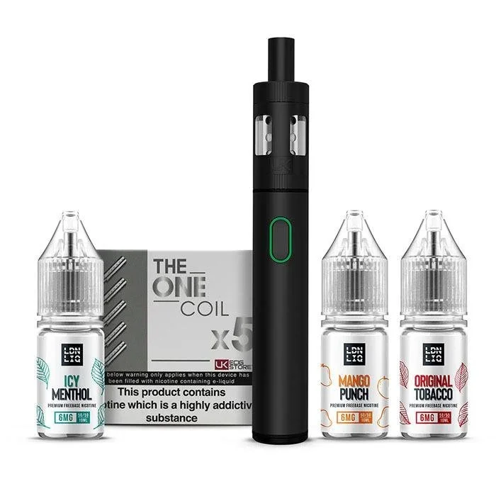 UK ECIG STORE The One Kit – Starter Kit Bundle