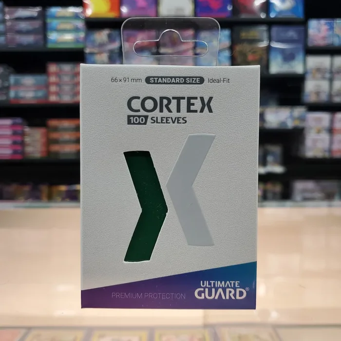 Ultimate Guard – Cortex Sleeves – Glossy Green 100 CT