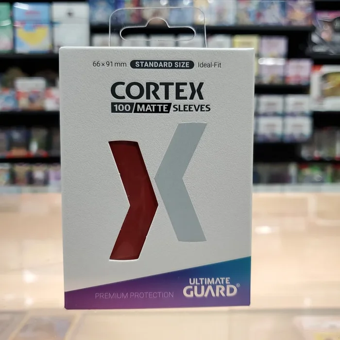 Ultimate Guard – Cortex Sleeves – Matte Red 100 CT