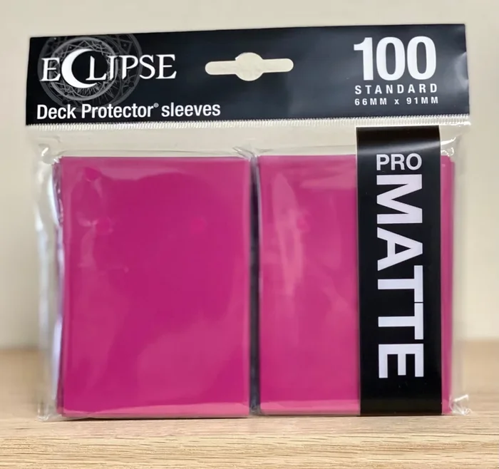Ultra-PRO Eclipse: Deck Protector Sleeves – Hot Pink Matte