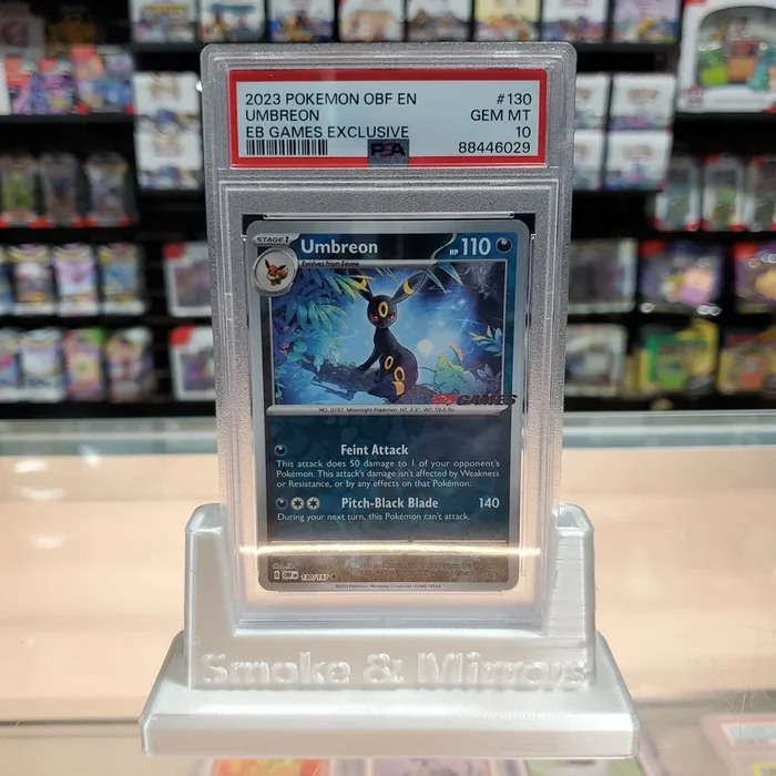 Umbreon (130/197) (EBGames Exclusive) [Scarlet & Violet: Obsidian Flames] PSA 10