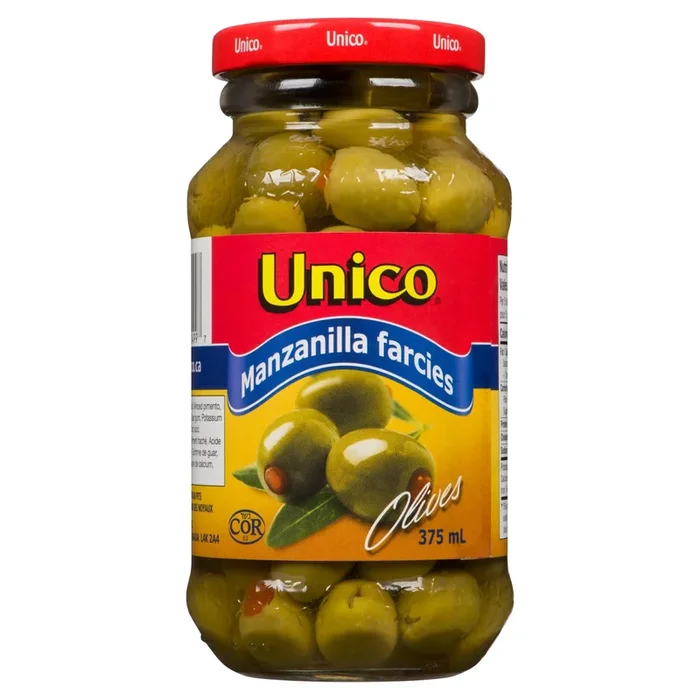 Unico Stuffed Manzanilla Olives – 375ml