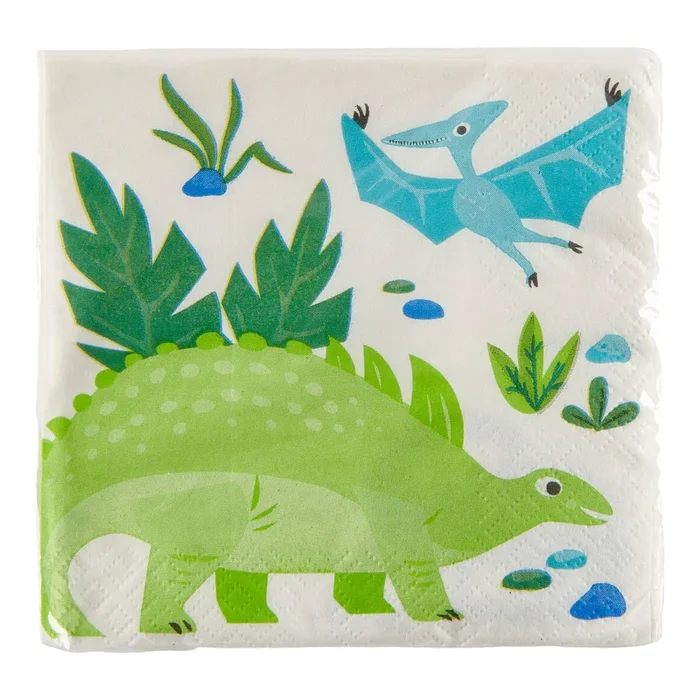 Unique Dinosaur Napkins, 5-in
