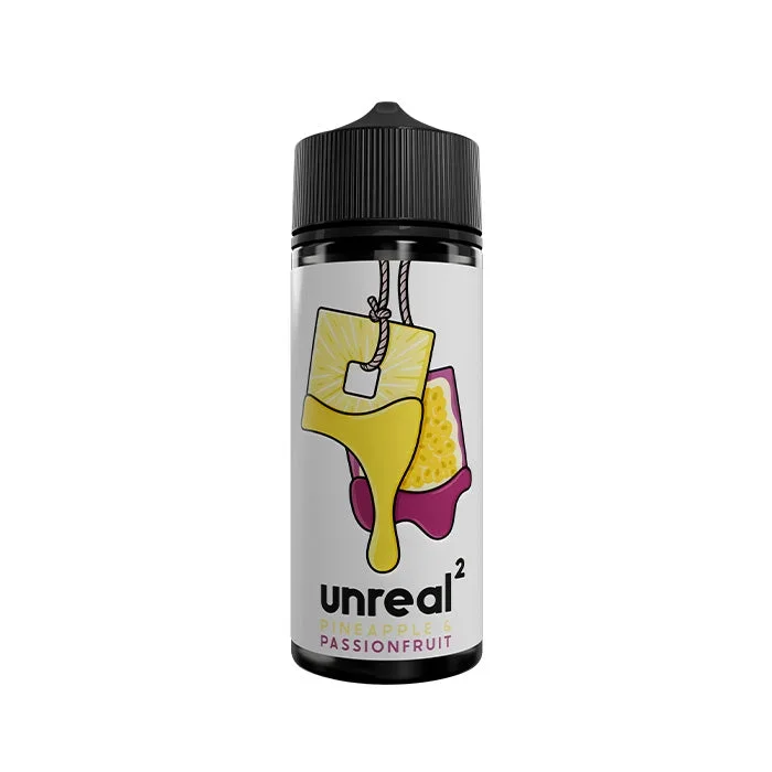 Unreal 2 Pineapple & Passionfruit 100ml Shortfill E-Liquid