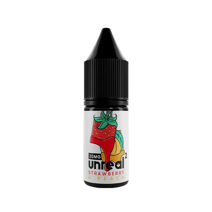 Unreal 2 Strawberry & Peach 10ml Nic Salt E-Liquid