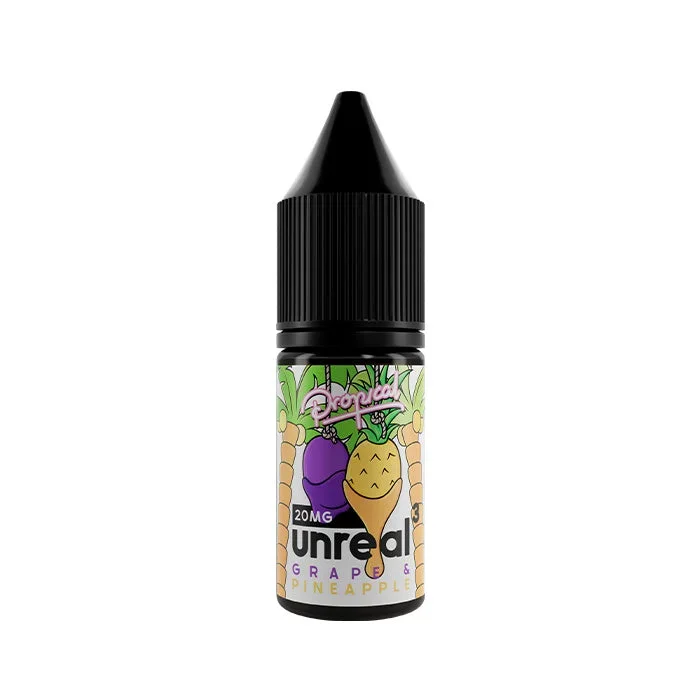 Unreal 3 Propical Grape & Pineapple 10ml Nic Salt E-Liquid
