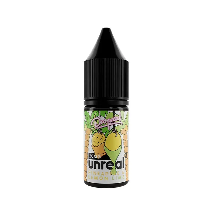 Unreal 3 Propical Pineapple & Lemon Lime 10ml Nic Salt E-Liquid