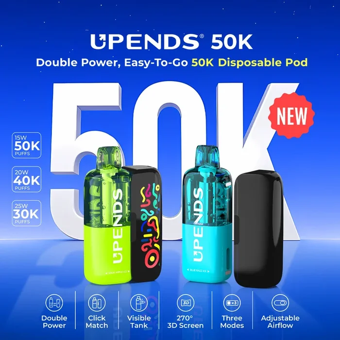 Upends UP9 50K Puffs Disposable KIT – 50,000 Puffs