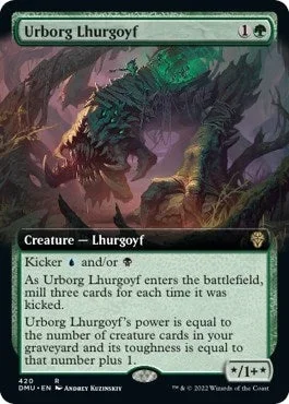 Urborg Lhurgoyf (Extended Art) (420) (DMU)