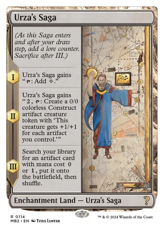 Urza’s Saga (White Border) (114) (MB2)